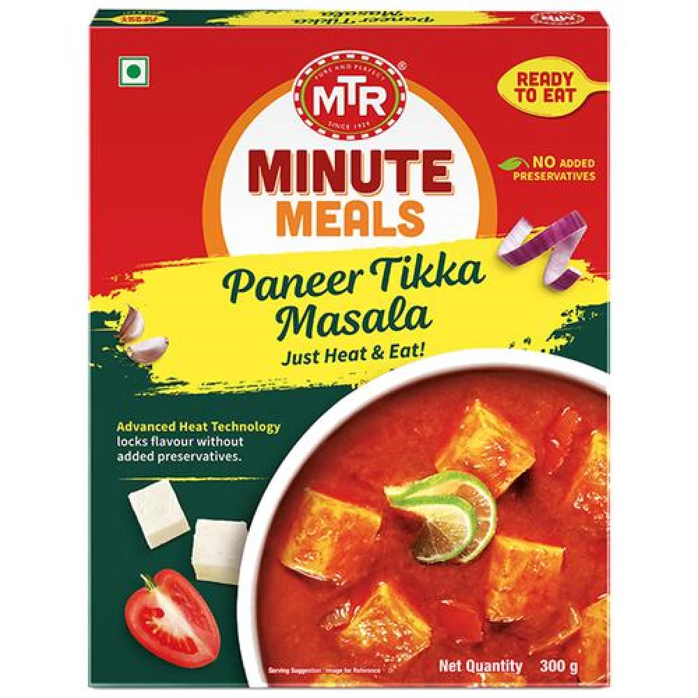 MTR Ready To Eat - Paneer Tikka Masala, 300 g Carton-1.webp